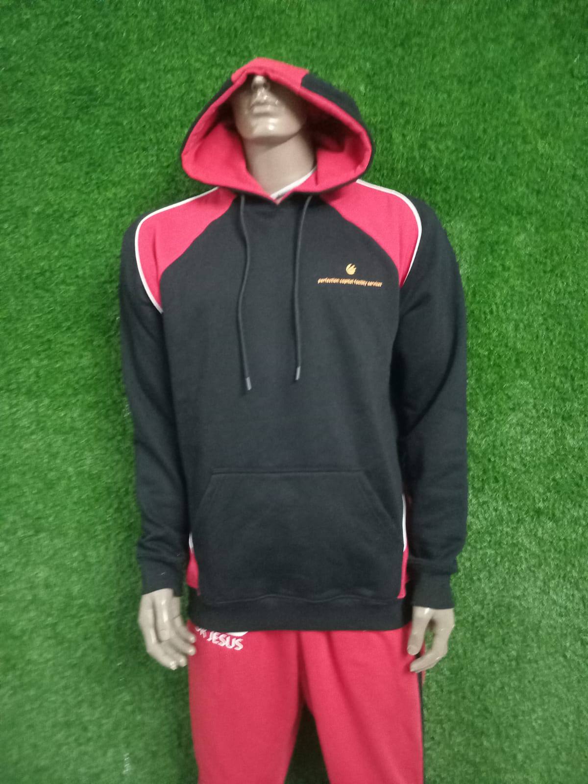 Perfection Capital Facility Services Custom Corporate Hoodie and Trackpants Set