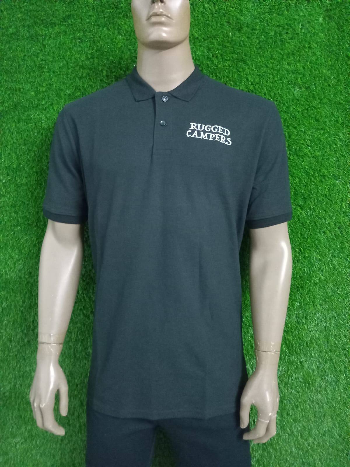 Rugged Campers — Embroidered Polo Shirt