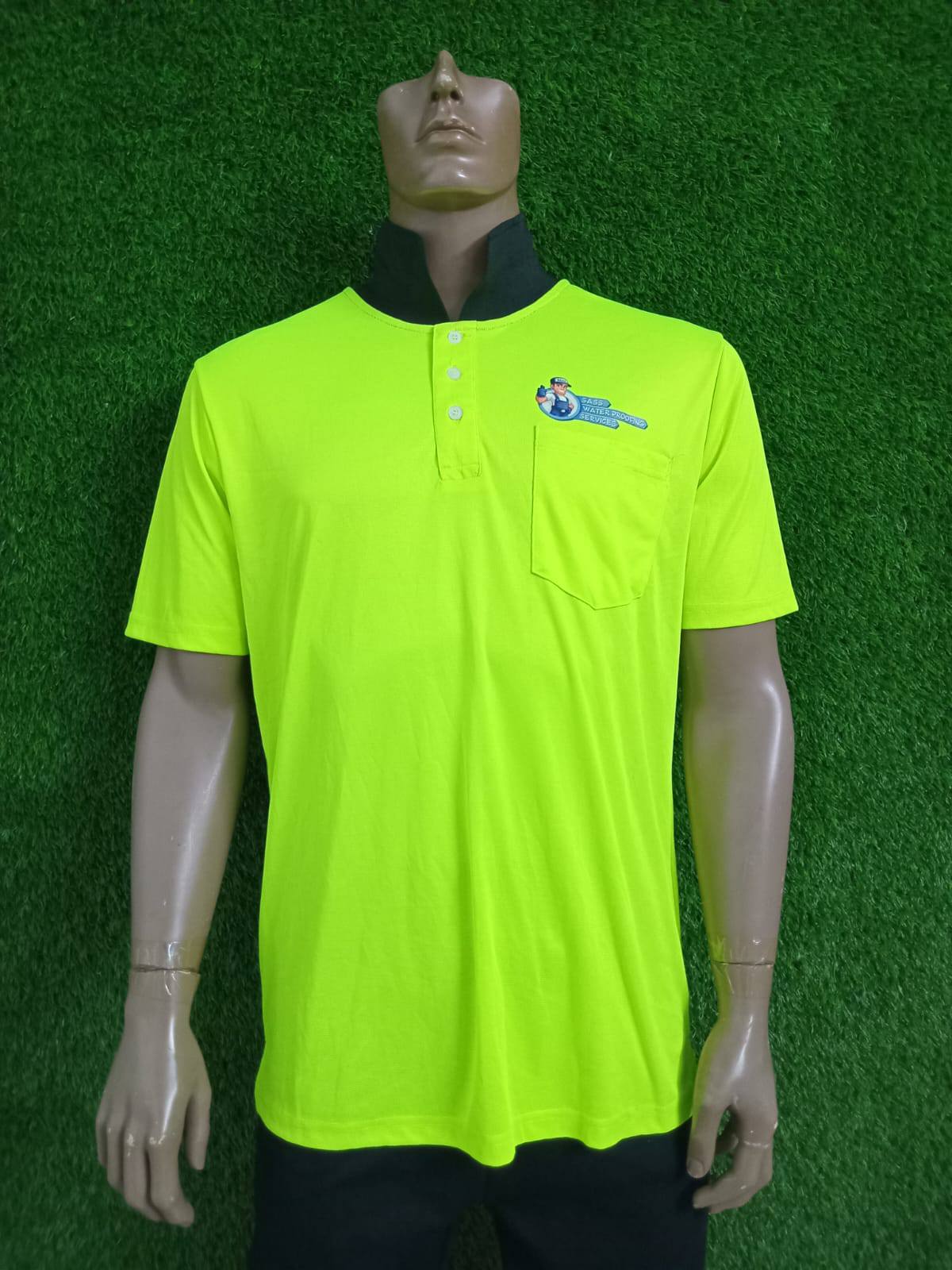 Sass Waterproofing Services High-Visibility Custom Work Polo