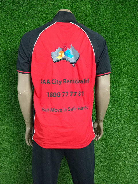 AAA City Removalist Custom Uniform Polo Shirts