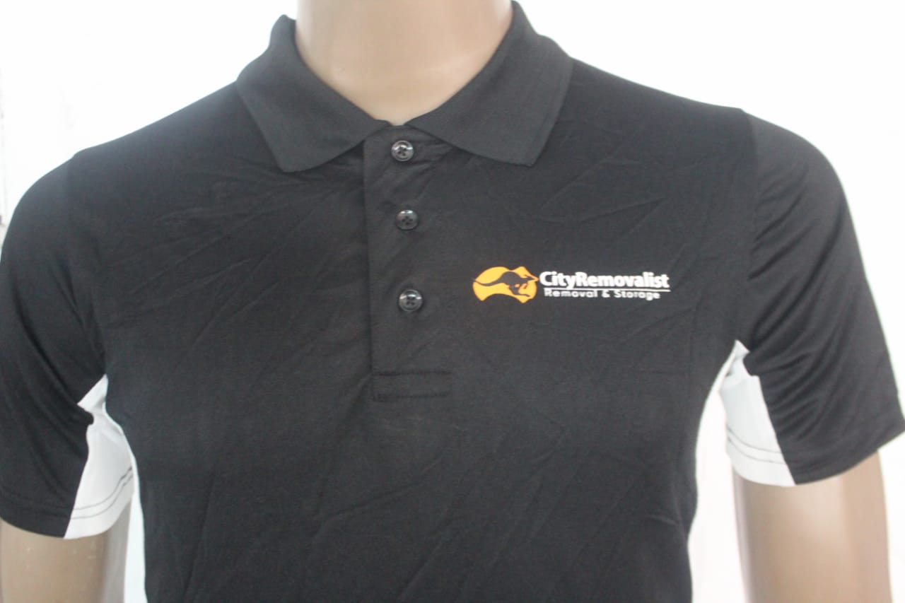 City Removalist Polo – Logo Close-up