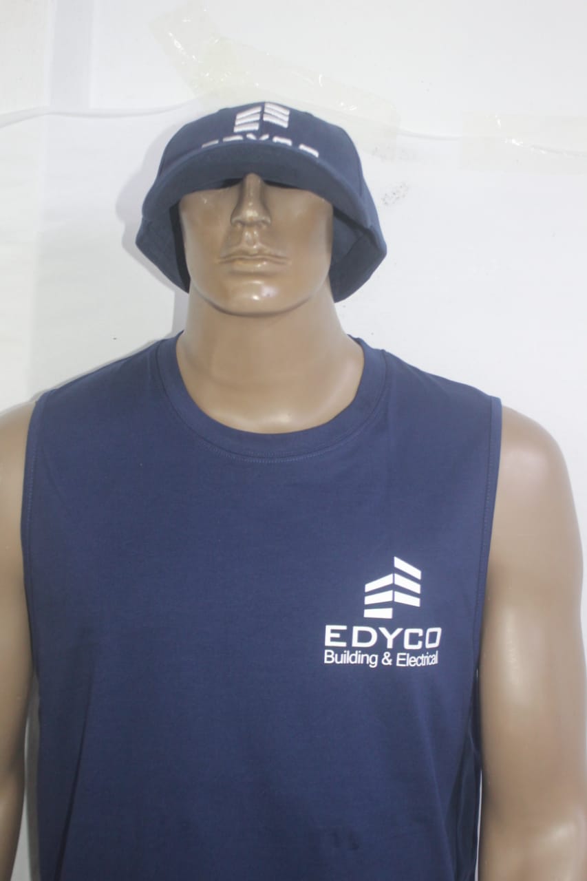 EDYCO Sleeveless Tee & Bucket Hat