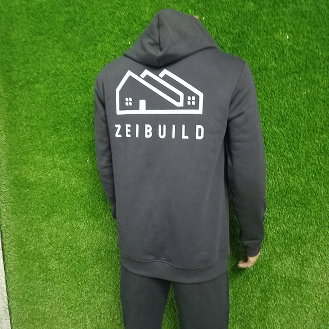 Zeibuild Hoodie – Back Close-up