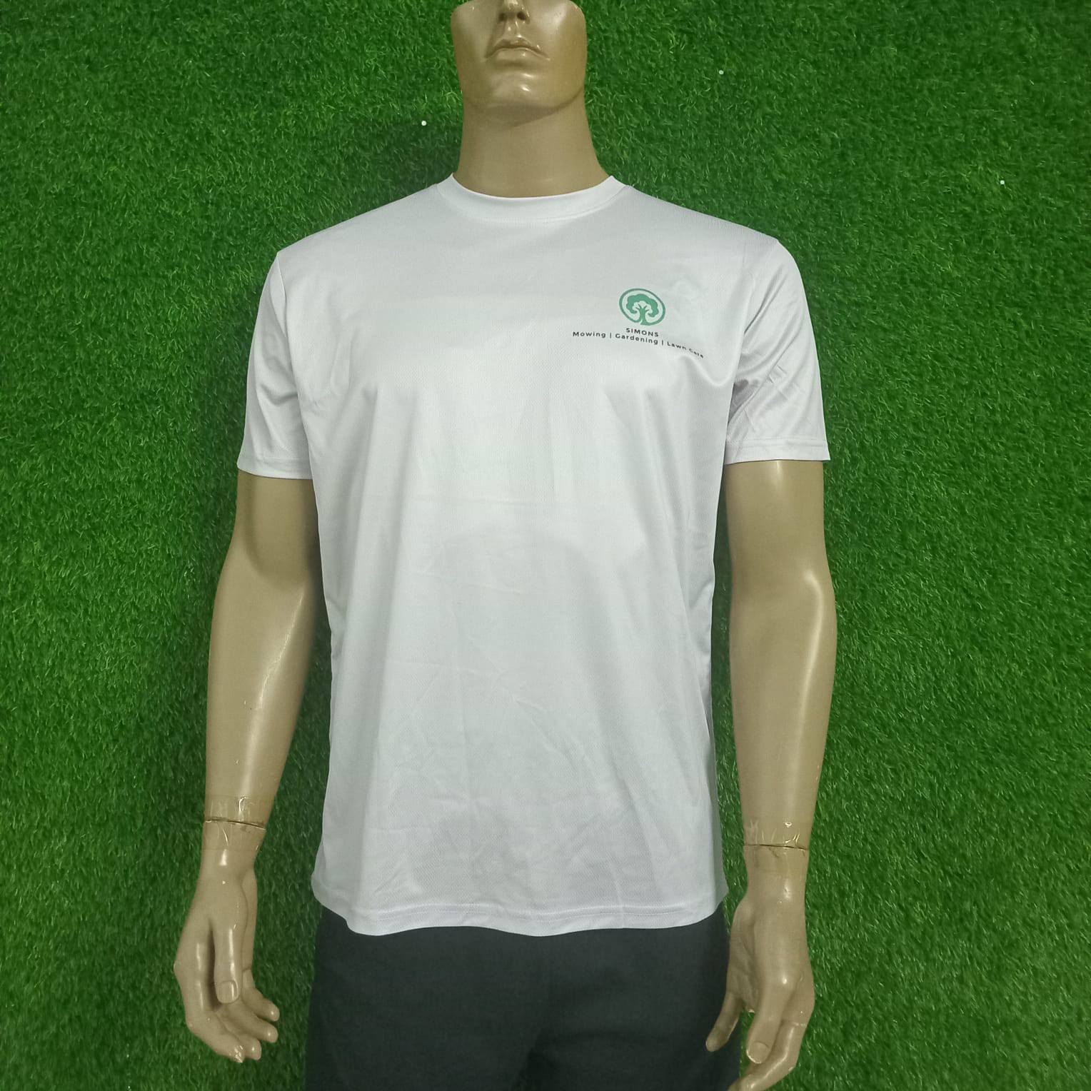 Simons White T-Shirt – Front View