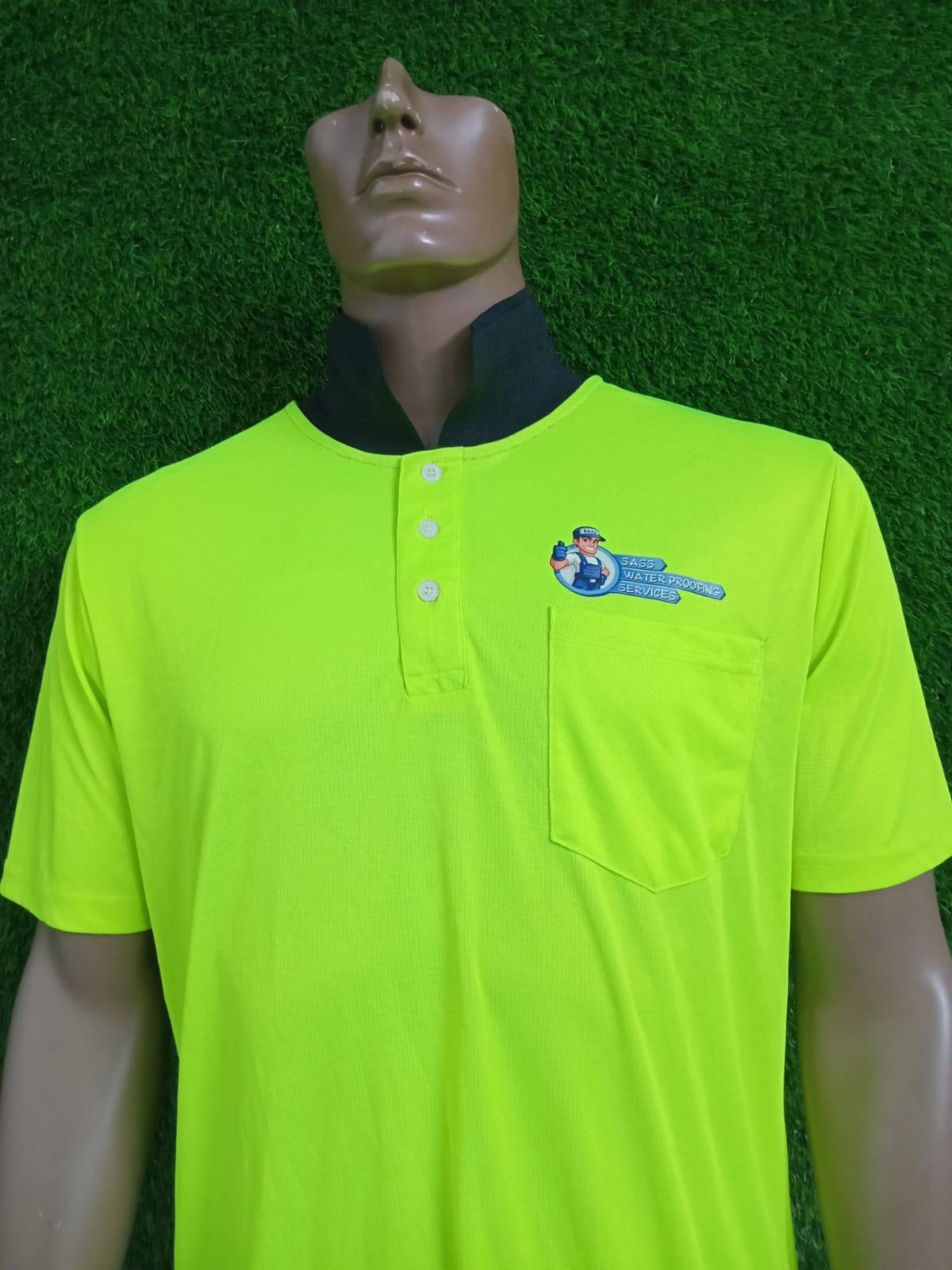 Sass Waterproofing Services High-Visibility Custom Work Polo