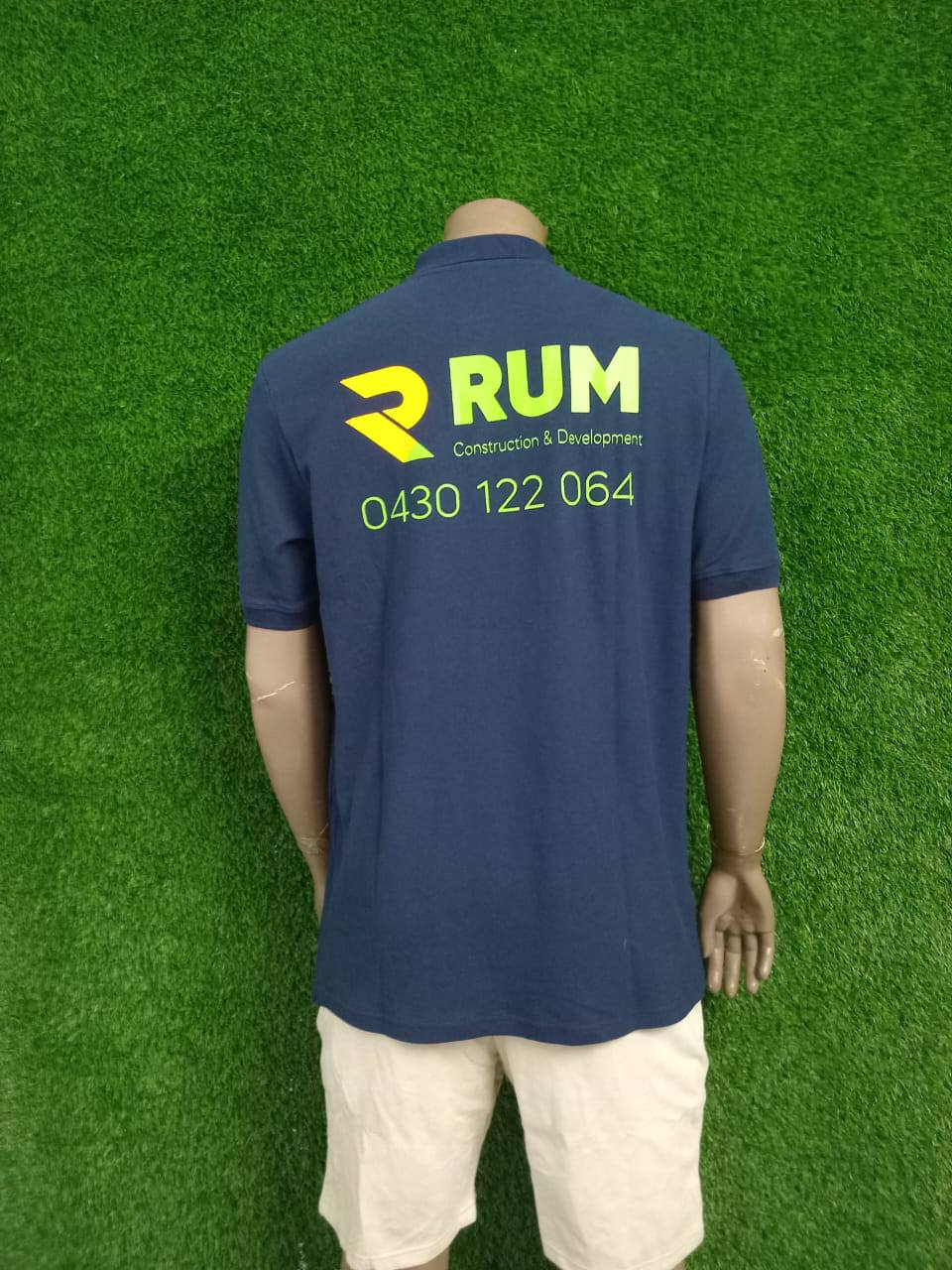 RUM Construction & Development Custom Uniform Polo Shirt