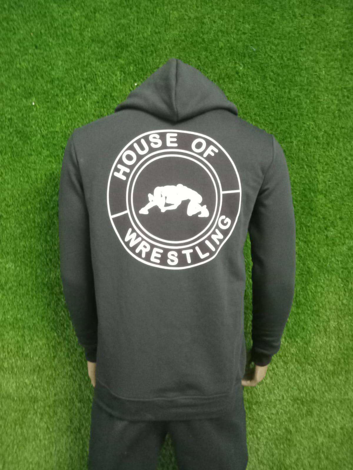 Back view - zip hoodie