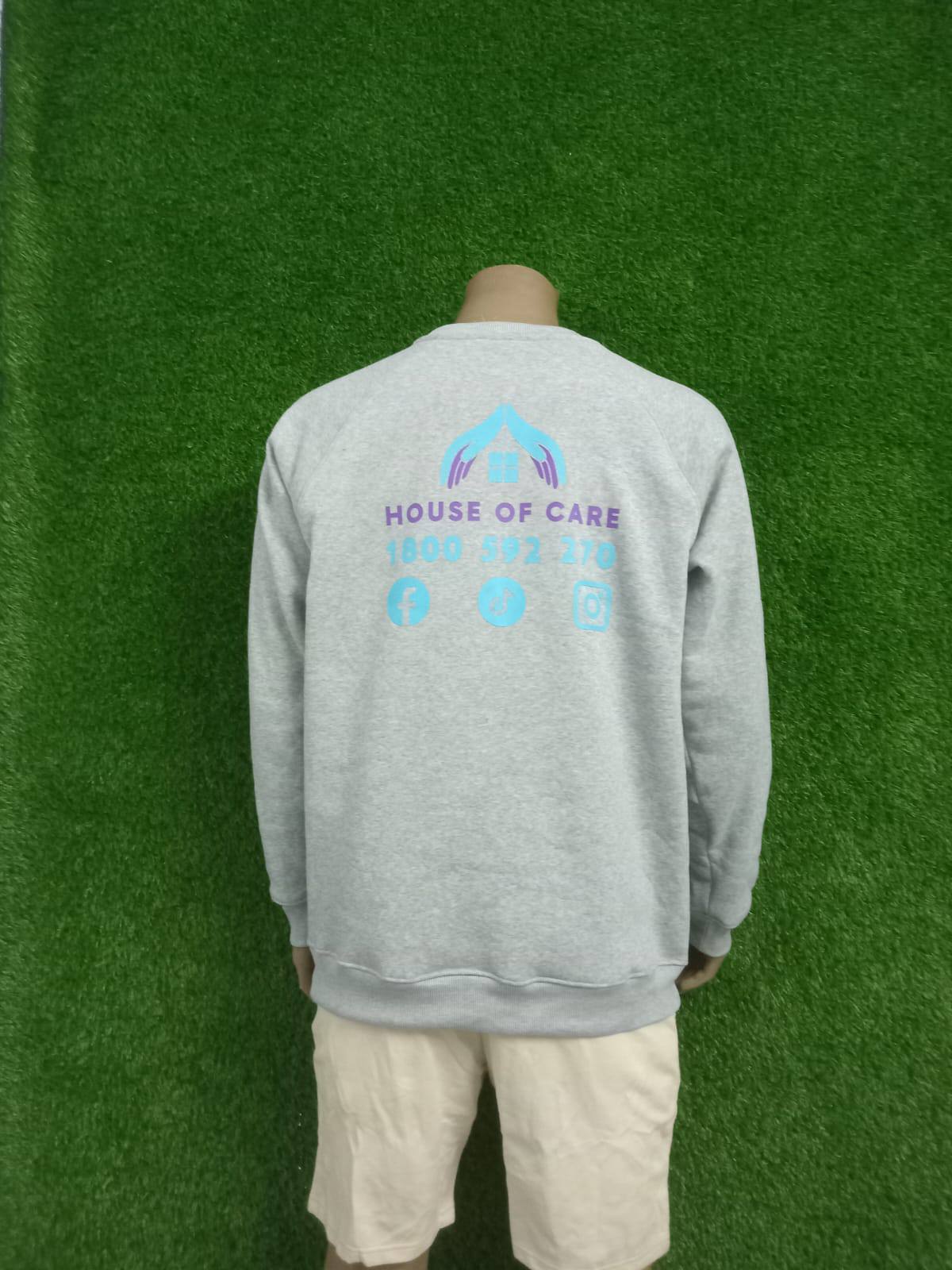 House of Care — Printed Crew Neck Sweatshirt